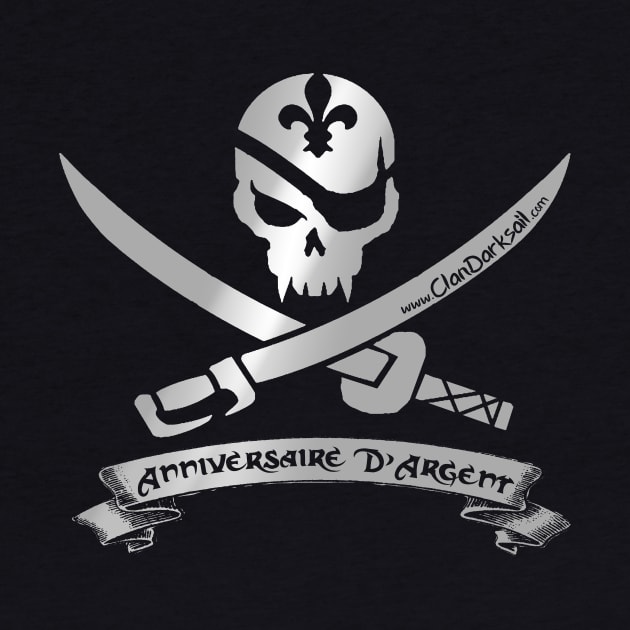 Darksail Silver Anniversary T-shirt by Clan Darksail